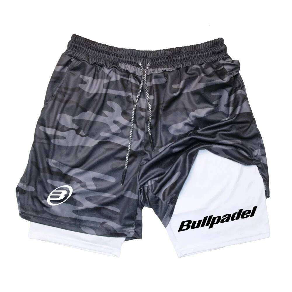 2025 New Men's Trousers Outdoor Running Padel Sport Shorts Summer Male Breathable Tennis Quick-Drying BadmintonSportwear C260206