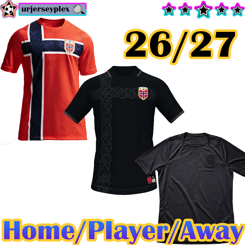 2026Norway World Cup 2026 Soccer Jersey Haaland Odegaard STRAND LARSEN sorloth BERG AJER NUSA 24 25 national SOLSKJAER 2026