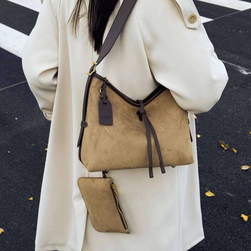 Women High End Sleek Luxury Leather Tote Bag Elegant Fashion Daily Shoulder Handbag Crossbody Y260205