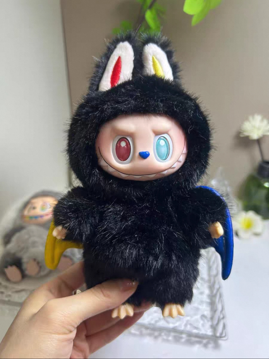 58CM 38CM 17CM the Monsters LABUBU 10th Anniversary Series Zimomo Vinyl Plush Doll Big LABUBU