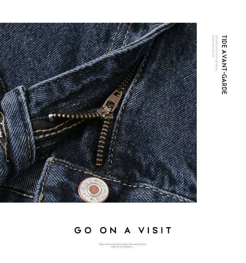 Korean Ultra-fire Crimped High-waisted Denim Women's Summer Loose Black and Gray Wide-leg Pants Jeans Shorts XJ260206