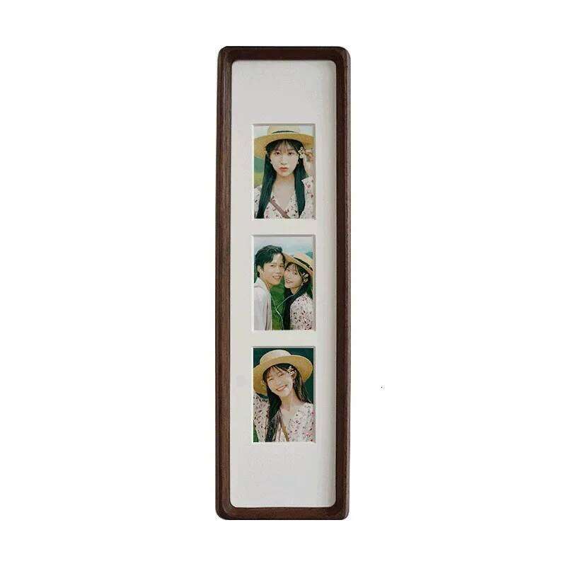 Solid Wood Picture Display Stand for DIY Triptych, Quadruple Multi-piece Couple Wedding Photos High-grade Photo Frame S260205