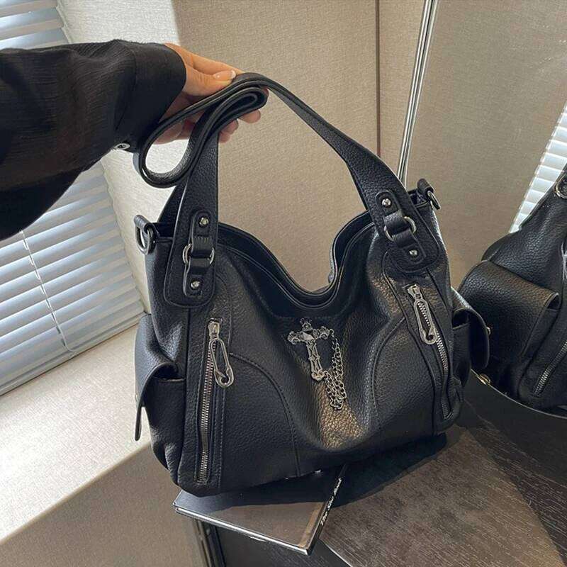 Daily Commuting Large Capacity Tote Hand Soft Pu Leather Shoulder for Women Quality Crossbody Bags Y260205