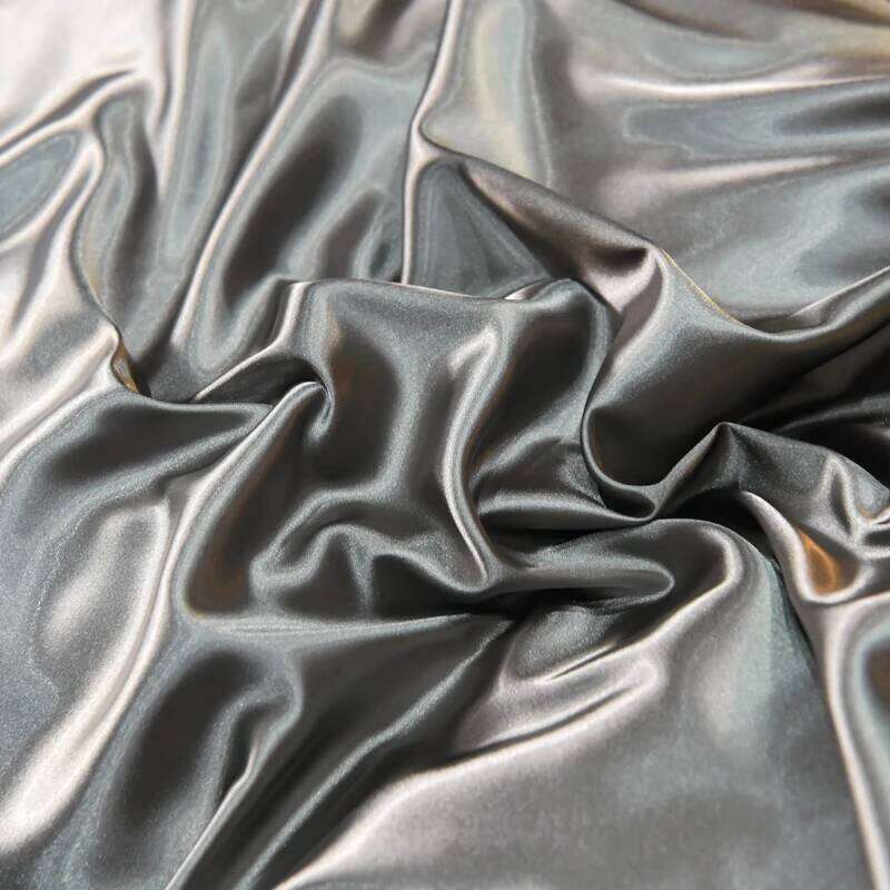 Luxury Smooth Satin Bedding Set Solid Color Duvet Bedsheet Pillowcase Single Double King Queen Full Twin Size Quilt Cover XJ260206