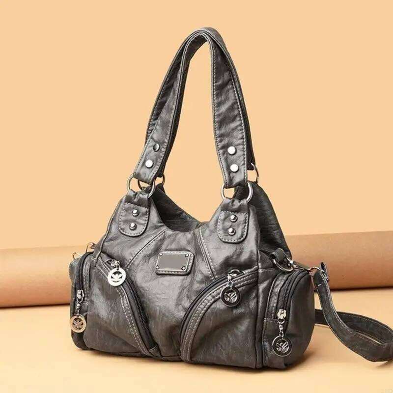 28GD Women Fashion Handbag Simple Shoulder Top Handle Retro Crossbody Bag for Work Commuting Z260207 - view 4
