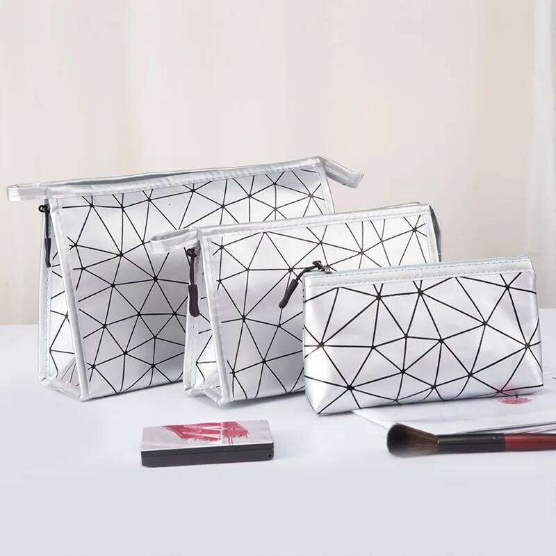 PU Waterproof Small Cosmetic Bag Pouches Case Makeup Brushes Cosmetics Handbags Make Up Organizers Storage Bags For Women Y260206