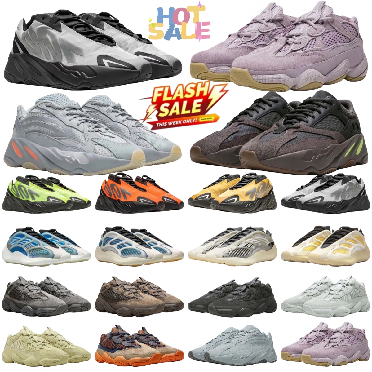 Designer shoes v3 men and women sports shoes running shoes 700 black yellow white blue green mesh breathable lightweight wear-resistant sneakers36-46