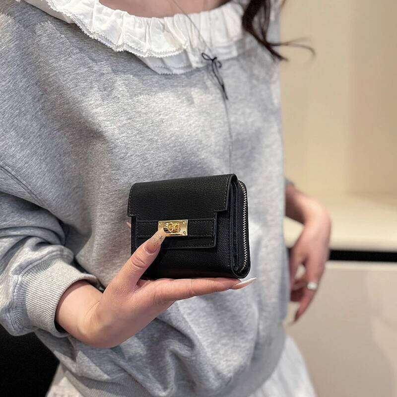 New 2025 PU Fashionable Multifunctional Women's Coin Purse Card Holder Two-In-One Large Capacity Document Clutch Handbag Y260206