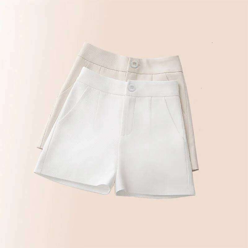 Koreon Fashion Women Suit Shorts Summer Streetwear Office Lady High Waist Solid All-match Loose New Casual Sports Short Pants XJ260206