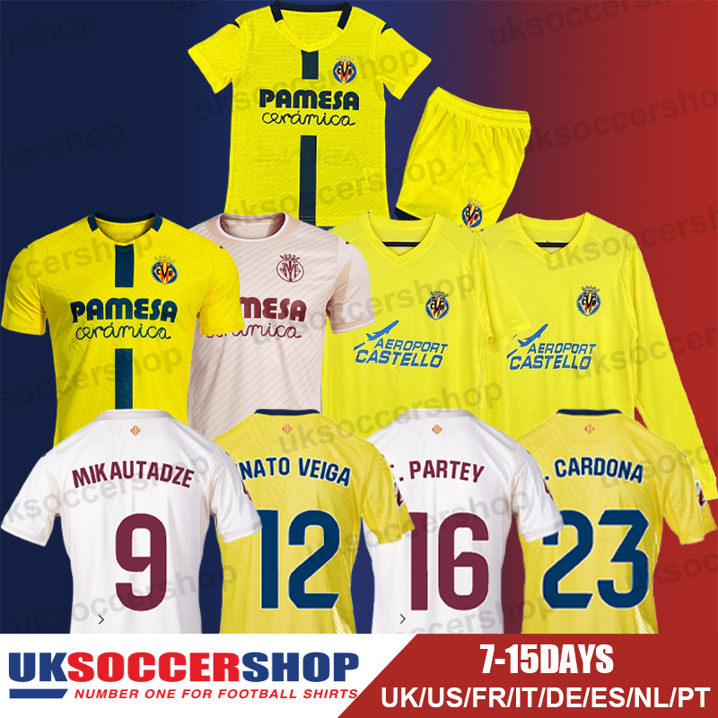 Villarreal Football Jerseys 25 26 Soccer Jerseys Retro Football Shirts Tops Kits Men Kids Women Fans Player 3XL 4XL