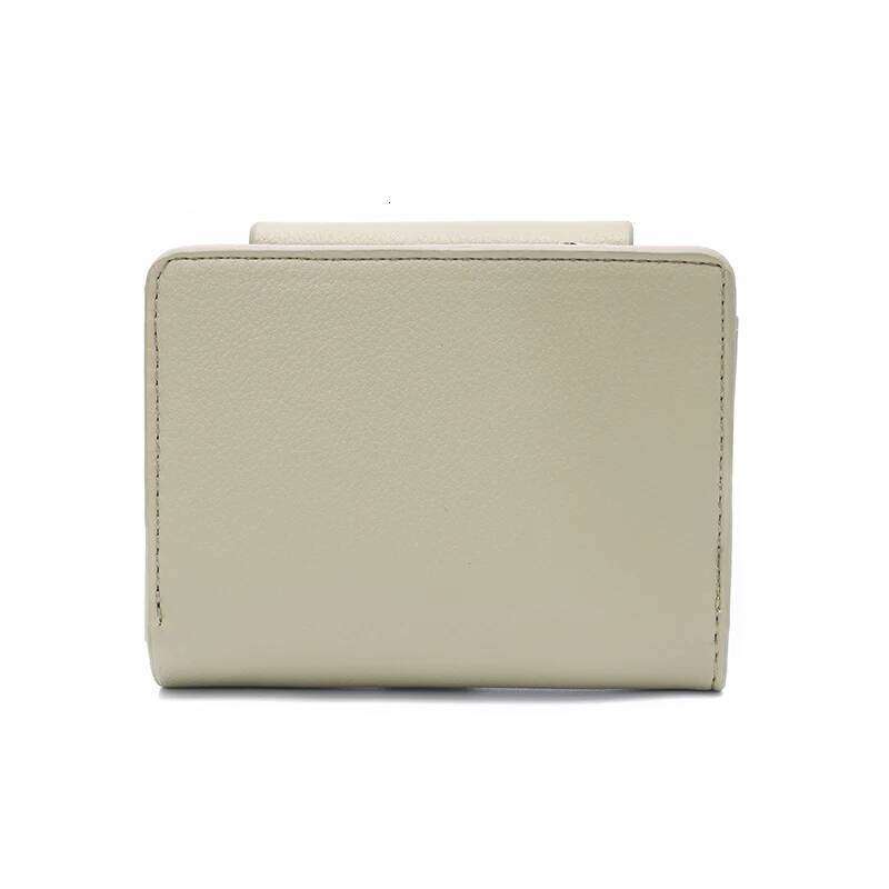 New printed women's short wallet, Korean version PU leather, multi-slot folding, student coin purse, multi-functional, fashionab Y260206