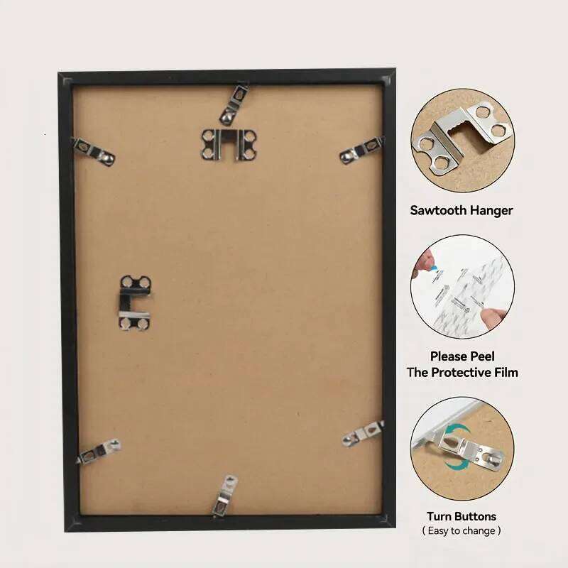 21x30cm & 30x40cm Black Hung on Wall Photo Poster Certificate Canvas Display Frame Picture Decor S260205 3 0b1