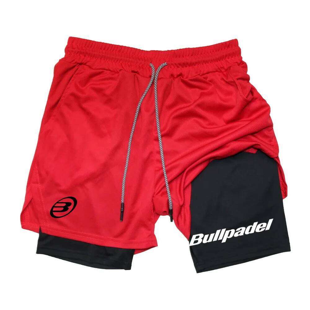 2025 New Men's Trousers Outdoor Running Padel Sport Shorts Summer Male Breathable Tennis Quick-Drying BadmintonSportwear C260206