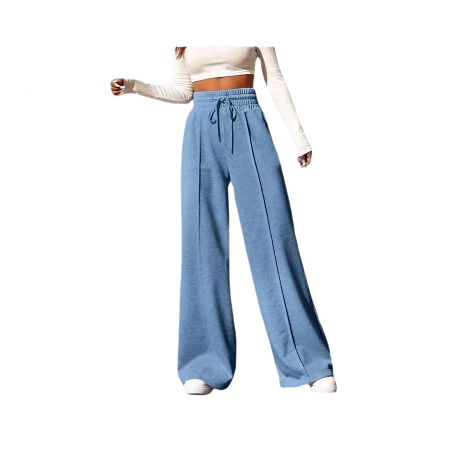 Womens Sweatpants Autumn 2025 New Straight Loose Fit Wide Leg Pants Outdoor Dance Casual Long Pants - view 6