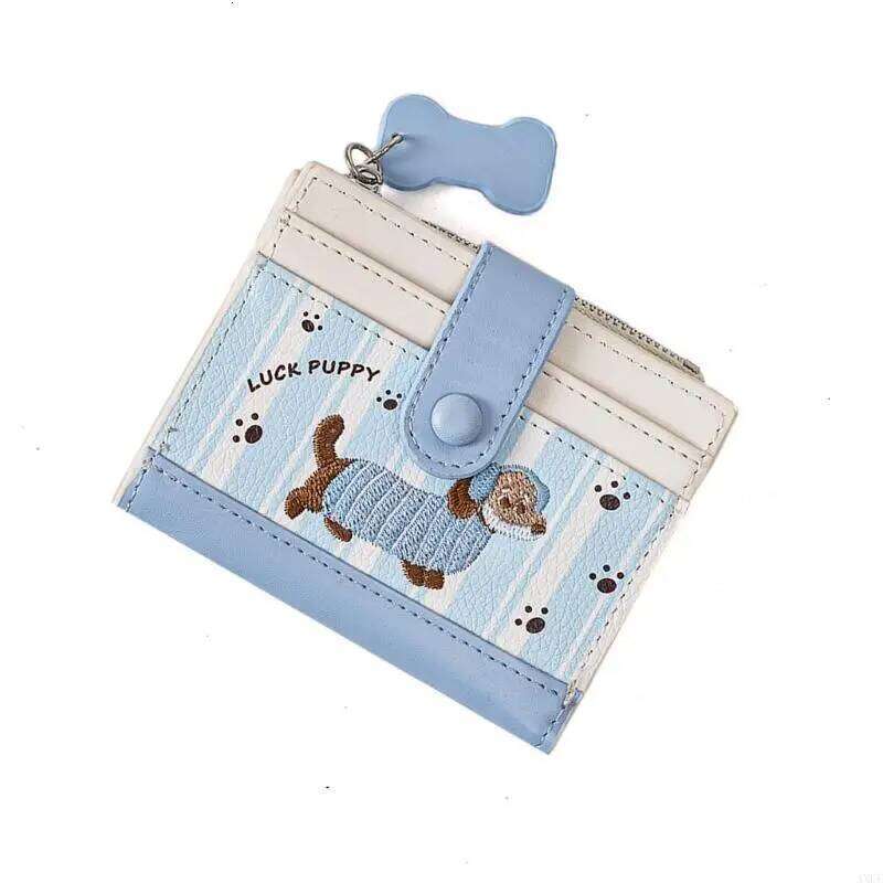 4XFF Pu Ladies Credit Card Holder Money Bag Travel Purses Compact Wallets Y260206