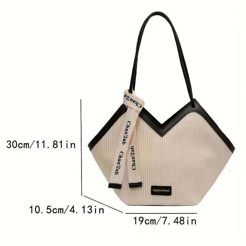 Love Design Tote Trendy Large Capacity Shoulder Bag, Faux Leather Simple Bag for Women Work Purses and Handbags Y260205
