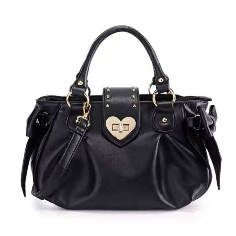 Harajuku Bow Pink Hand Purse Women Japanese Style Soft Casual Crossbody Bag Ladies Sweet Cute Large Capacity Shoulder Bags Z260207 - view 6