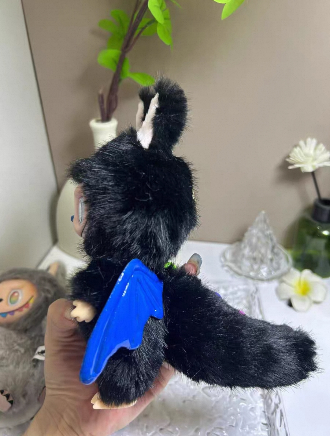 58CM 38CM 17CM the Monsters LABUBU 10th Anniversary Series Zimomo Vinyl Plush Doll Big LABUBU