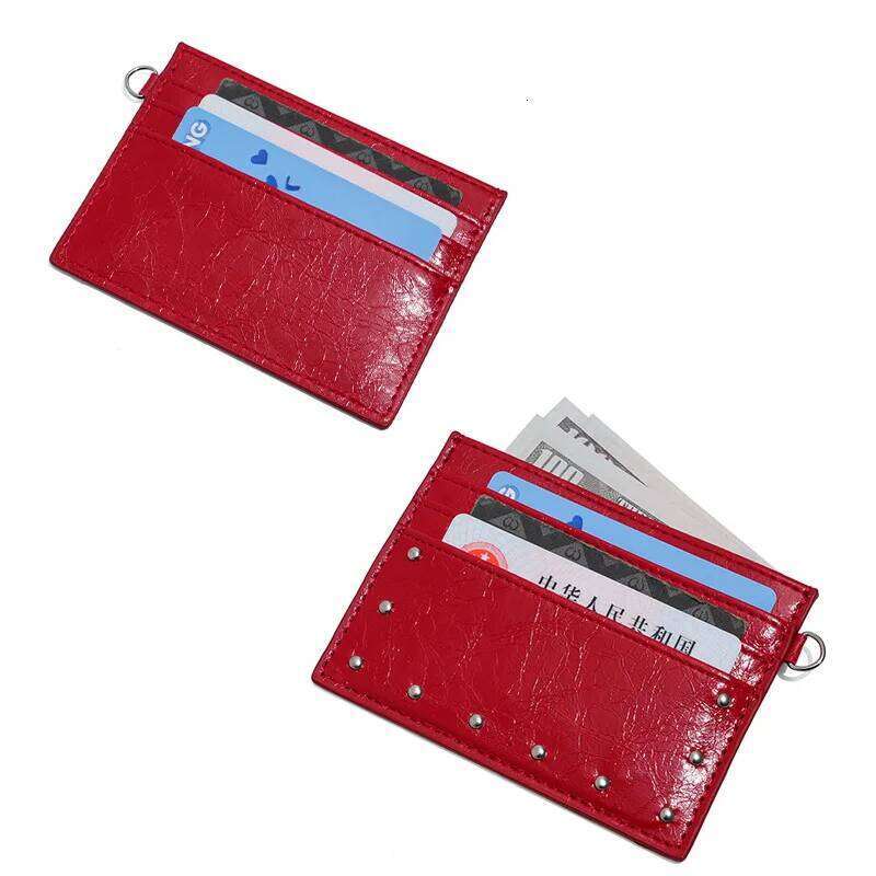 Ultra Thin Women's Mini Credit Holder Case Small Pu Leather Slim Money Wallet with Multi Card Slots Compact Coin Purse Y260206