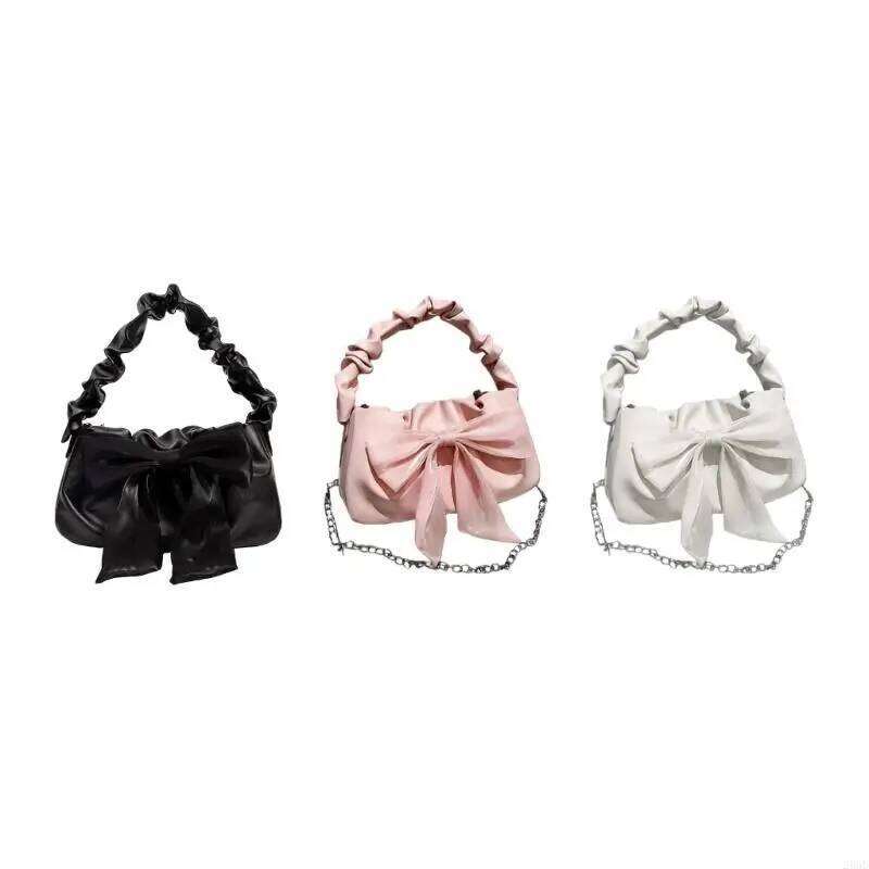 28GD Bows Shoulder for Women Crossbody Bag Top Handle Clutches Handbags Purses Z260207