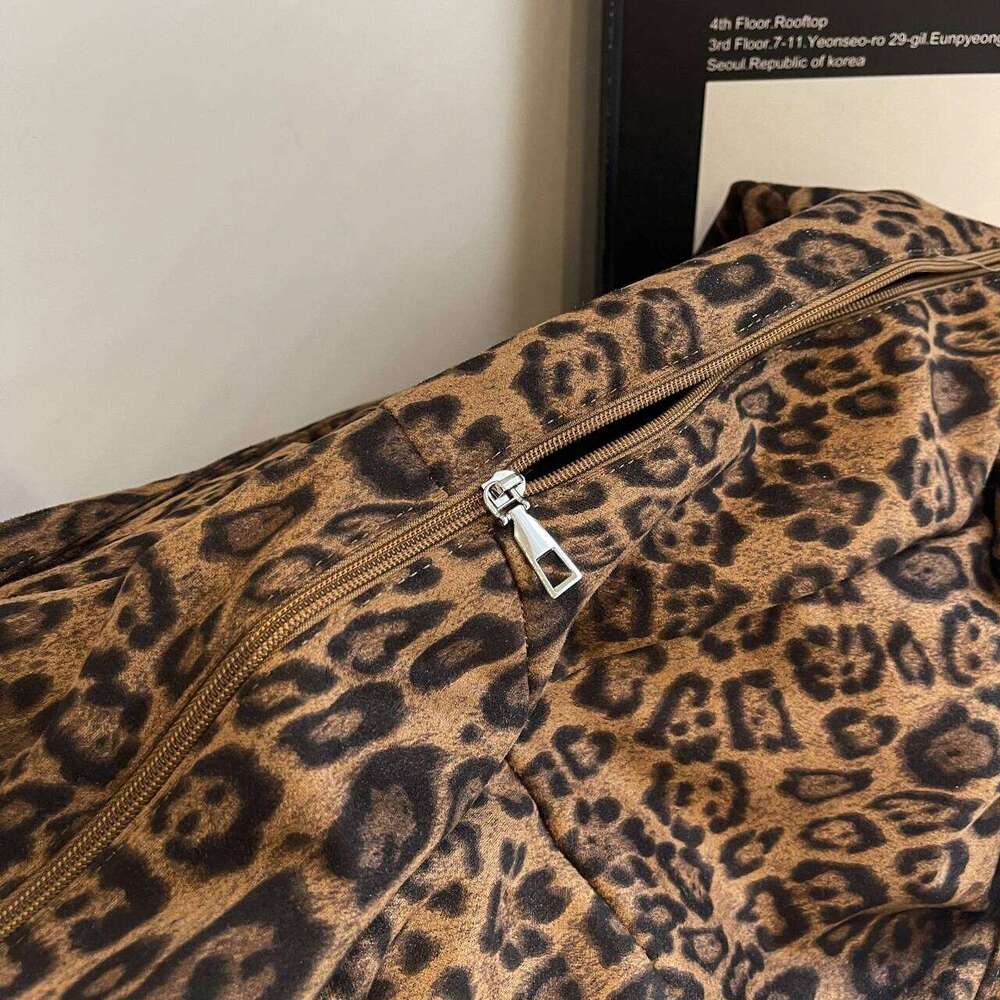 Large Leopard Shoulder Women Fashion Big Packages Lazy Style Hobo 2024 Autumn And Winter Leisure Or Travel Bags Z260207 - view 6