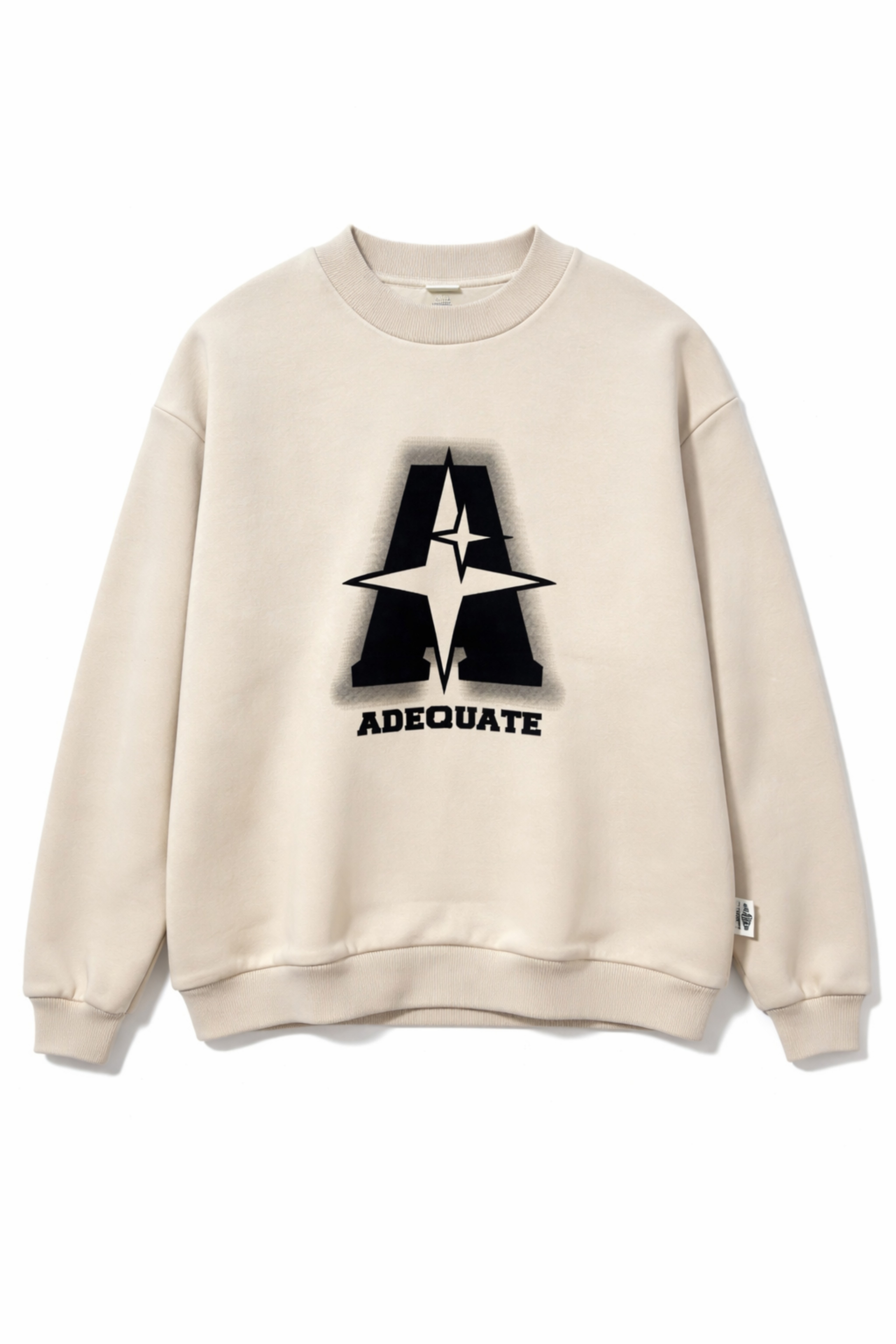 Adequate Men's A-Line Print Crewneck Sweatshirt, Airy Cotton Casual Pullover for Winter - view 4