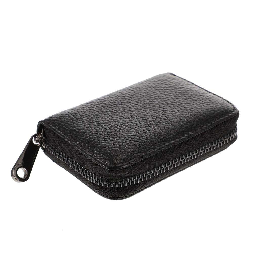 1Pcs Anti- Wallet PU Material Multi-Compartment Design Zipper Closure for Id Cash Coins Lightweight Purse Y260206