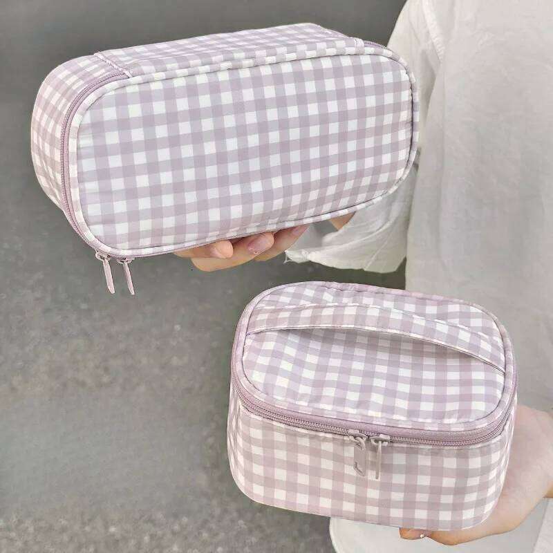 Large Capacity Cosmetic Cosmetics Storage Toiletry Bag New Portable Travel Distribution Y260206