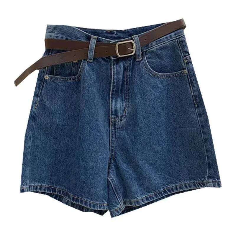 Fashion And Literature Korean Version Of Loose Denim Shorts For Women XJ260206