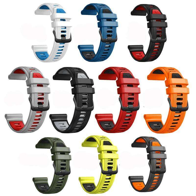 970 Watch Band 22mm Sport Silicone Strap For Garmin Forerunner 965 955 945 935 Replacement Wristbands Bracelet Correa Z260207