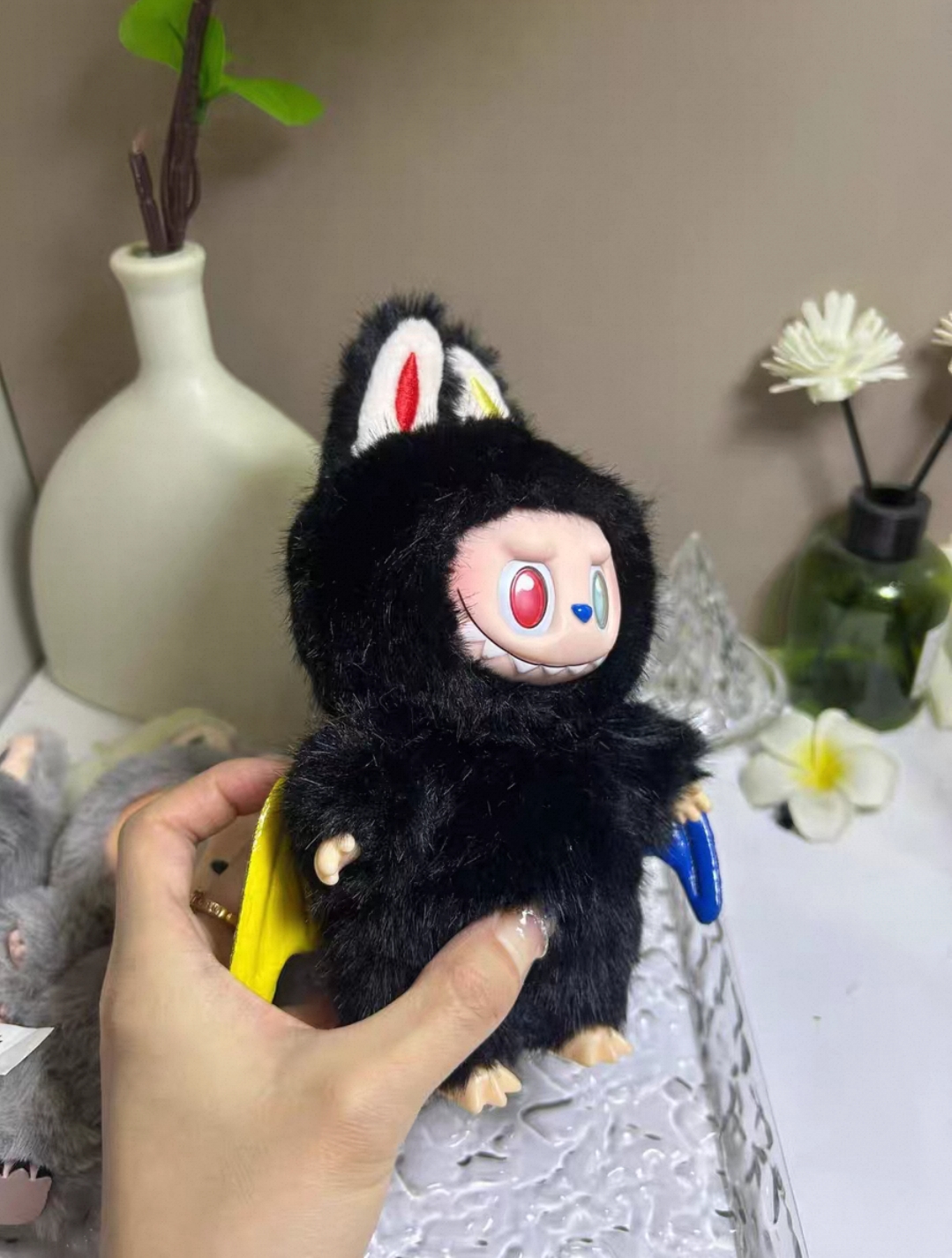 58CM 38CM 17CM the Monsters LABUBU 10th Anniversary Series Zimomo Vinyl Plush Doll Big LABUBU