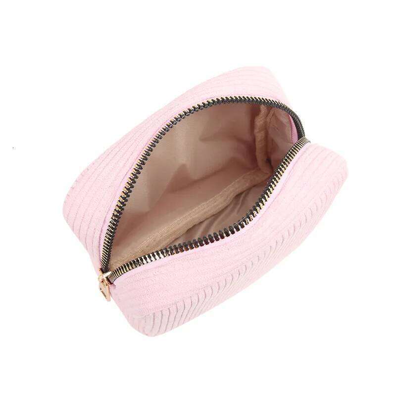 Ins fashion Plush Mini Cosmetic Storage Pouch Women Portable Makeup Lipstick Sanitary Napkins Travel Organizer Bags Small Bag Y260206