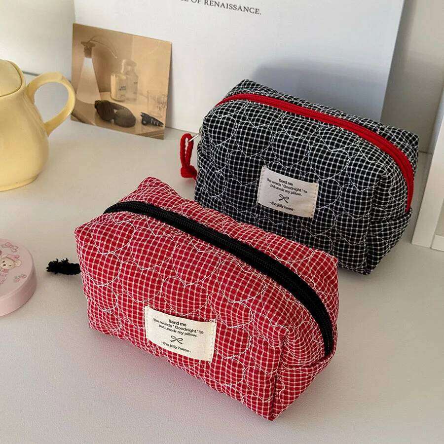 Set Simple Style Large Capacity Portable Cosmetic Tools Storage for Home Bathroom Toiletry Bag Y260206