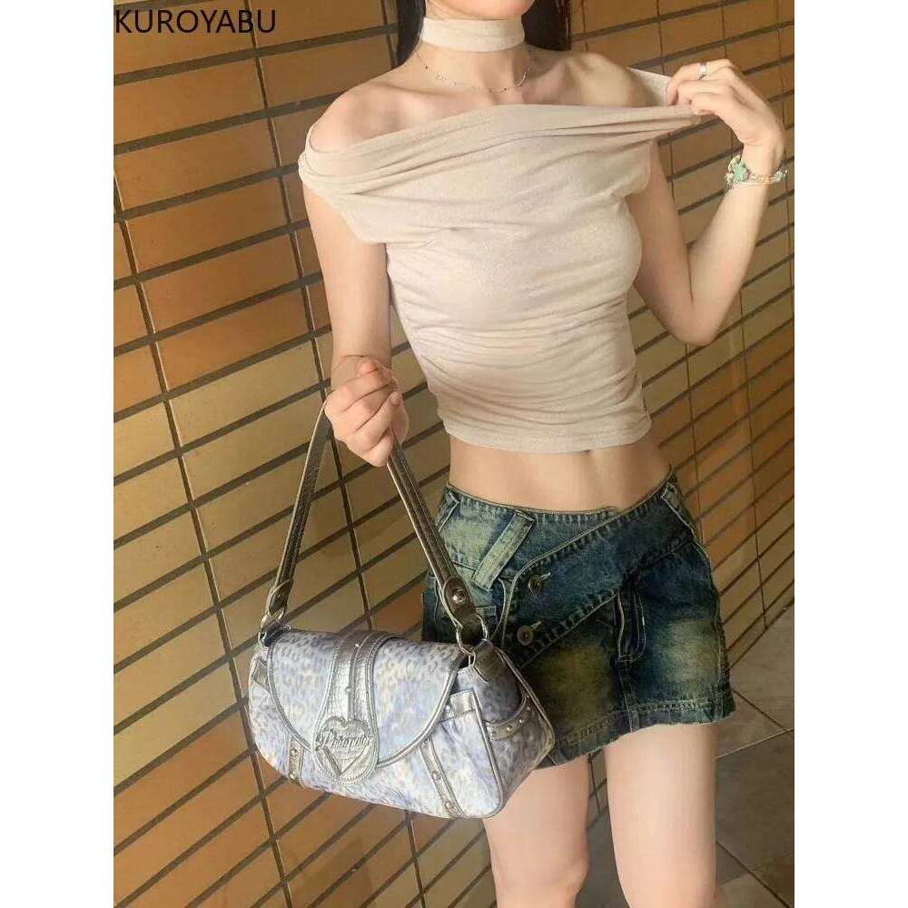 Y2k Bags for Women 2025 New Arrive Retro Fashion Single Korean Harajuku Shoulder Silver Underarm Bag Rivet Women's Handbags Z260207 - view 7