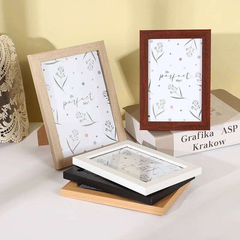 Modern Simple 5/6/7/8 Inch/picture Wooden Density Board Picture Frame Home Decor S260205