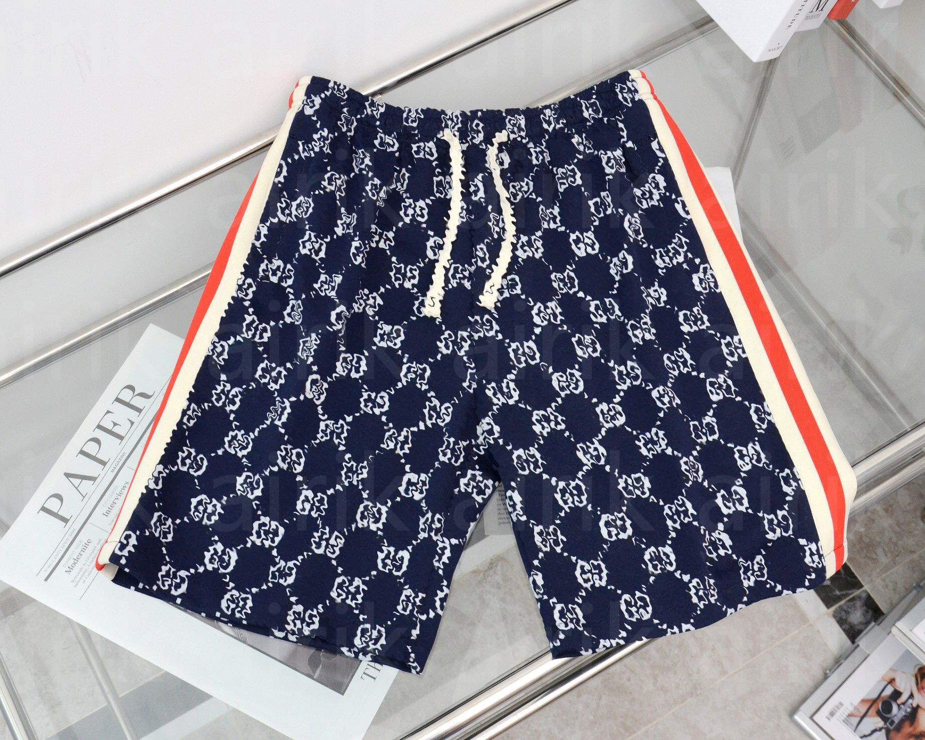 men's Shorts Designer Luxury Superior Quality Summer Women Shorts Striped Swim Short Sports Pants Gym Quick-Drying Swim Wear Man Beach