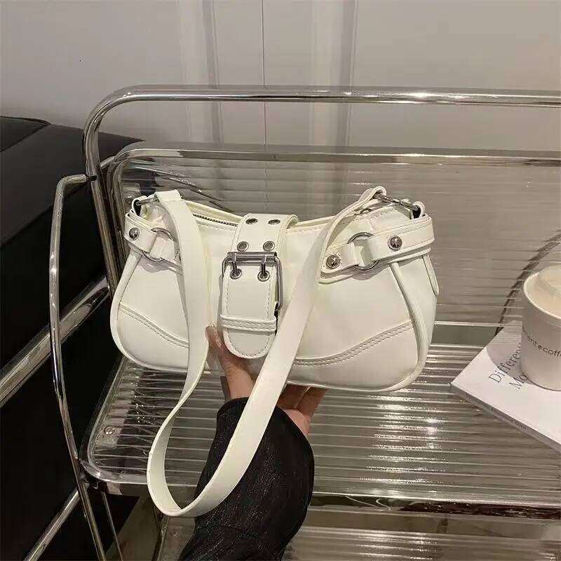 Bags for women 2025 new trendy and versatile retro hot girl armpit niche texture crescent single shoulder crossbody bag Y260205