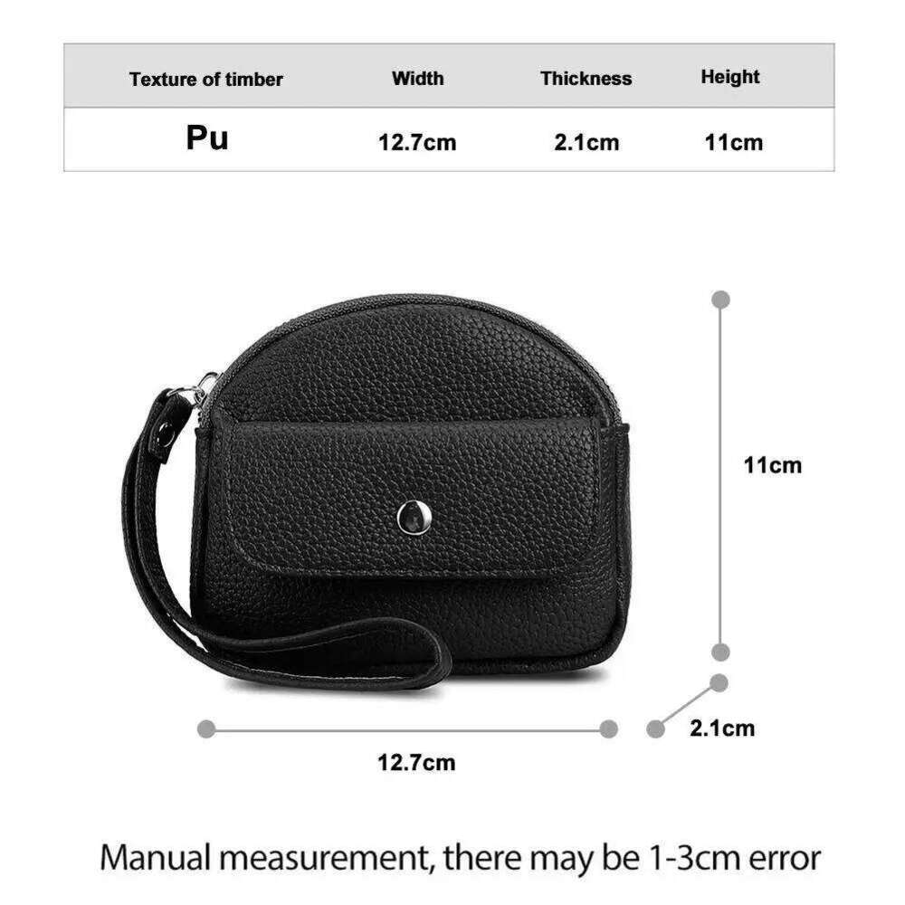 Retro Mini Handheld Wallet for women Korean style Zipper Coin Purse Zero wallet Clutch Earphone Pouch Small Item Bag Travel Y260206