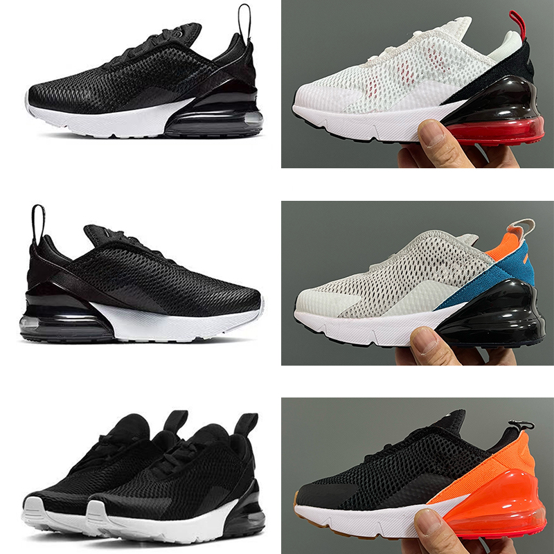 2026 New Colors 27C Kids Childrens Shoes Athletic Outdoor Boy Girls Running Shoe Black White Hyper Bright Violet Toddler Children Sneakers Size 26-37