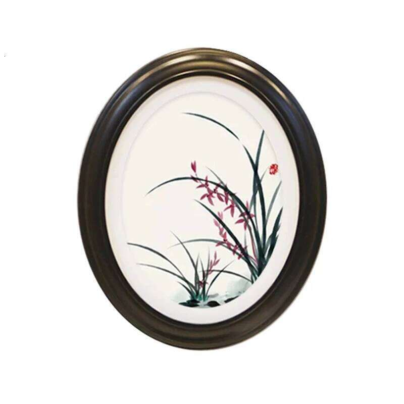 7/10 Inch Oval Wall Hanging European Style Creative Retro Decoration Wedding Photo Studio Art Picture Frames S260205