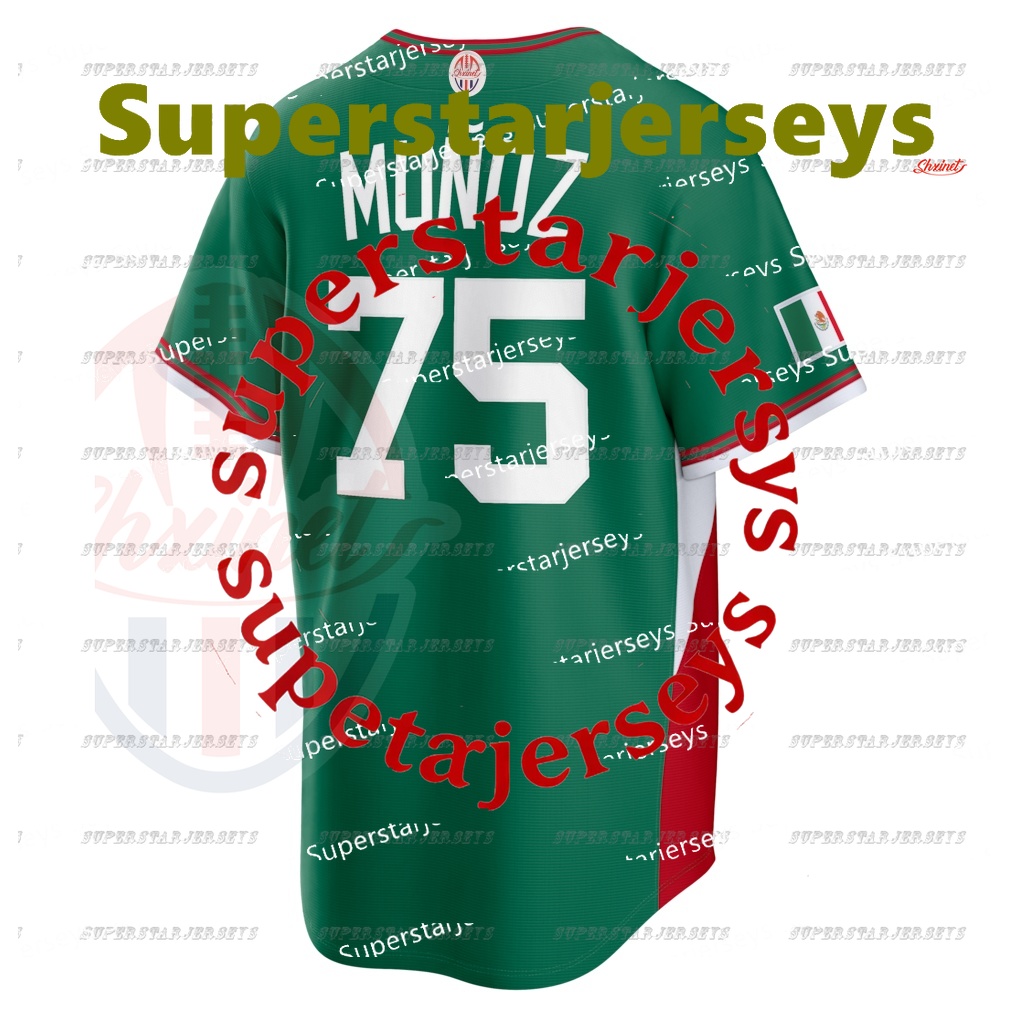 56 Randy Arozarena Mexico 2026 WBC Jersey World Baseball Classic Jarren Duran Luis Urias Taijuan Walker Alejandro Kirk Patrick Sandoval Alec Thomas