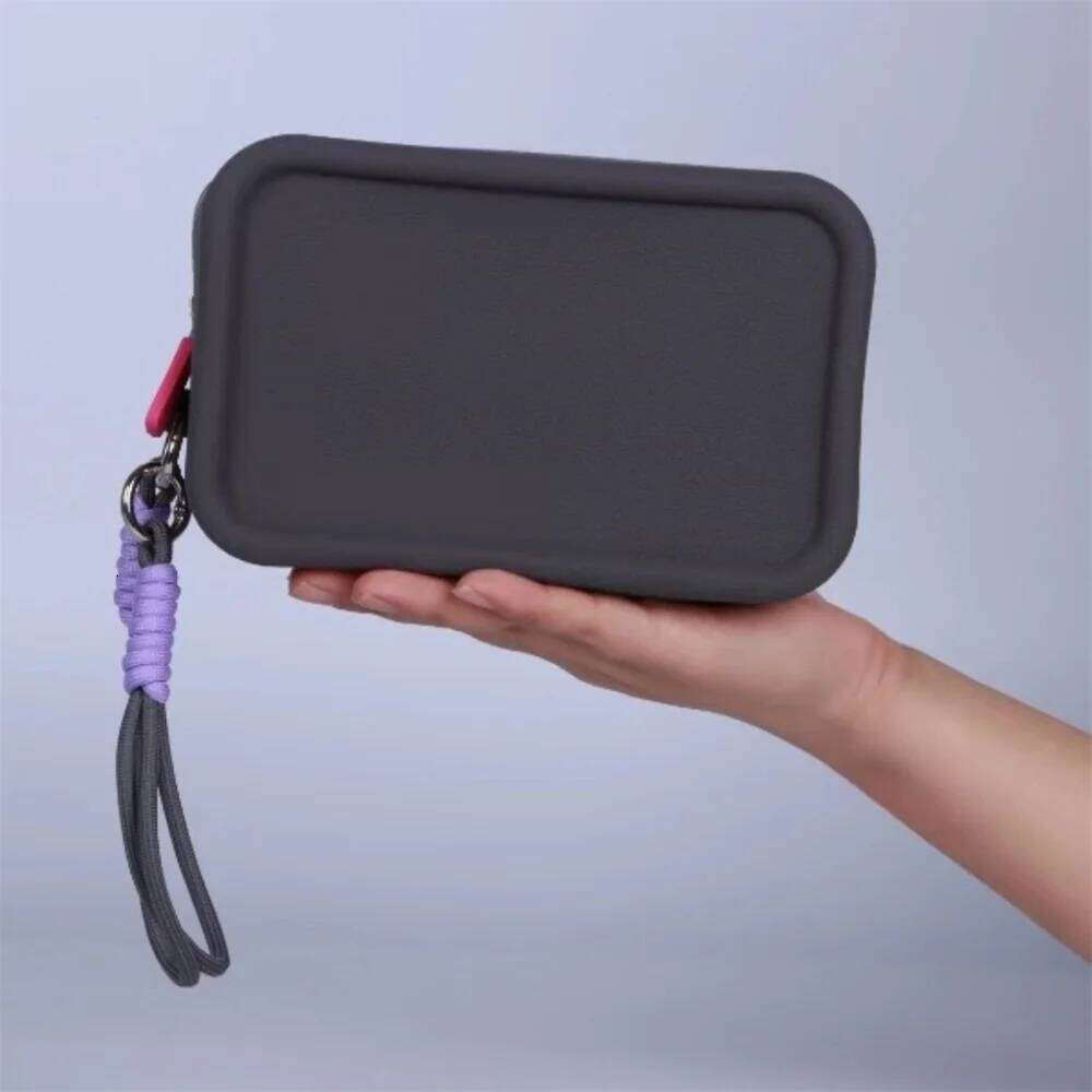 Candy Color Makeup Cosmetic Bag Silicone Lipstick Pouch For Daily Use Organizer Y260206