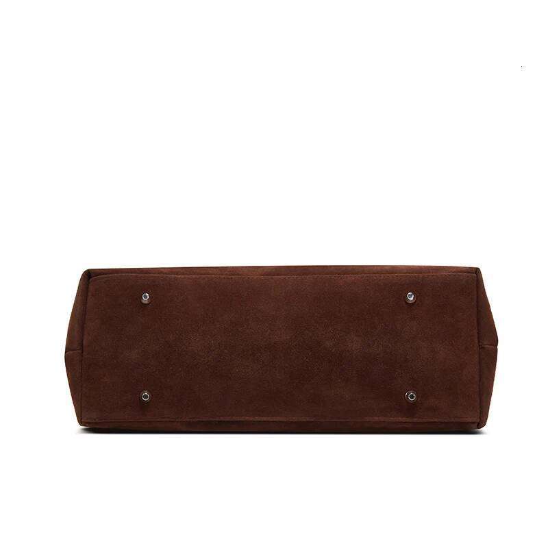 Buckle Decorative Design Solid Faux Suede Handbag Large Capacity Hasp Casual Tote Hot Sale Bags for Women Bolsas Femininas Y260204