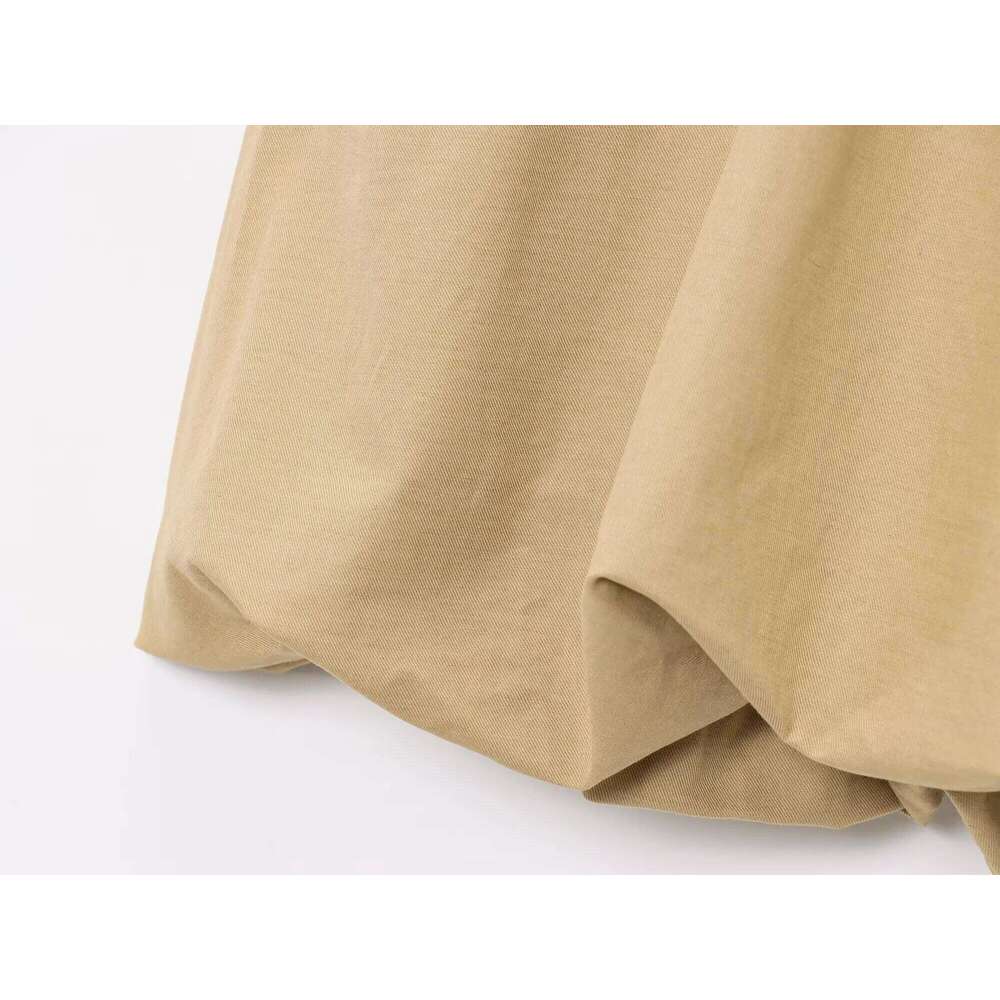 ETJ's Spring 2025 new women's ZW series, elegant and romantic style, high-waisted casual shorts with a ball cut XJ260206