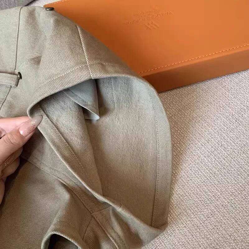 2026 Khaki Denim Summer New Casual Wide-leg Pants Y2k Jean Shorts Women XJ260206