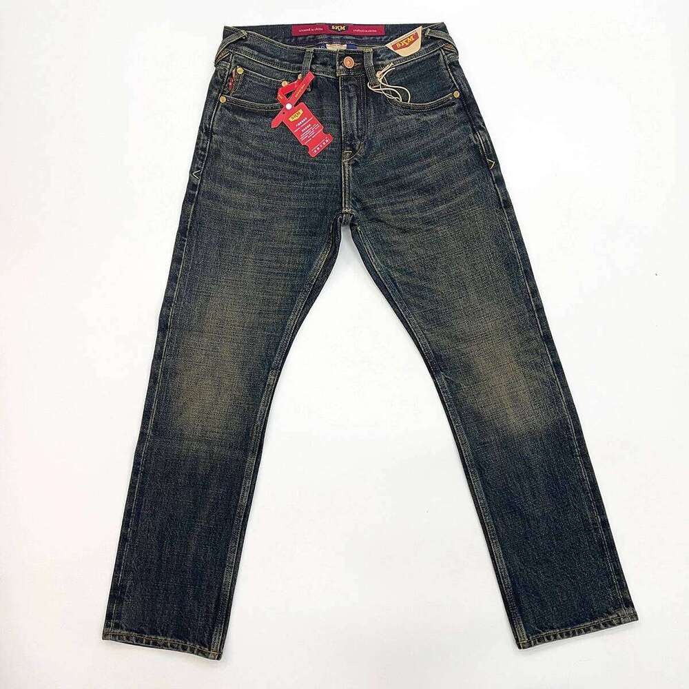 Heavyweight American Vintage 20oz Selvedge Denim Jeans for Men Autumn Winter 100% Cotton Champagne Washed Regular Straight Pants X260207