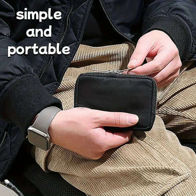 2025 Slim-style waterproof nylon small wallet, multi-functional card holder, keychain, women's coin purse Y260206