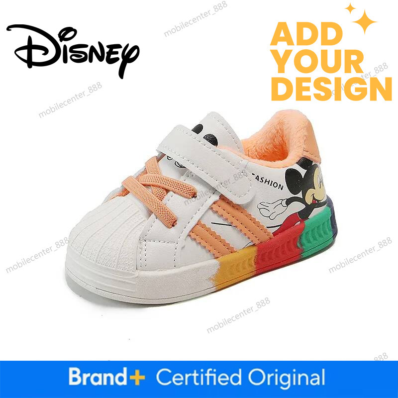 Mickey Minnie Children Casual Shoes Girls Boys Sneakers Kids Breathable Soft Sport Shoe Baby Toddler Outdoor Sneaker Spring