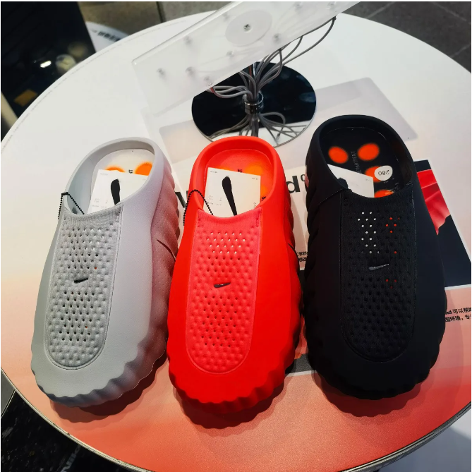Mind 001 Slide Desginer Slides Slippers New Tech Comfortable Slippers Light Bone White Solar Red Black Chrome Light Smoke Grey Men Women Summer Fashion Shoes