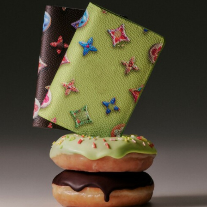 10a Designer 3D Colorful Donuts Pocket Organizer Woman Luxury Canvas Real Leather Wallet Card Holder Mans Passport Cover Key Pouch Coin Purse M28044 M28281 M28284